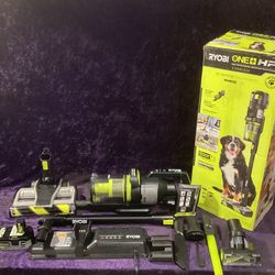 🛠🧰RYOBI ONE+HP 18V Cordless ADVANCED WHISPER Stick Vacuum Kit w/4.0HP Batt/ WallCharger-LIKE NEW!-$265!🧰🛠 