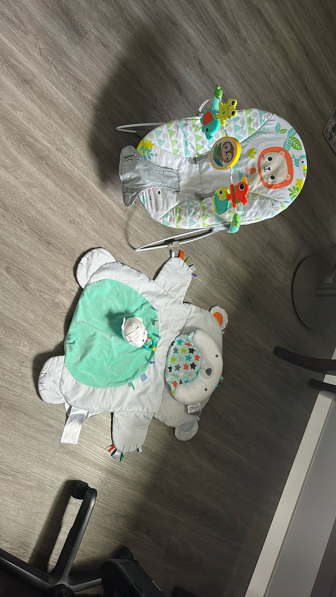 Baby Bouncer And Tummy Time Mat
