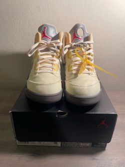 Off White Jordan 5s!!! Size 13m