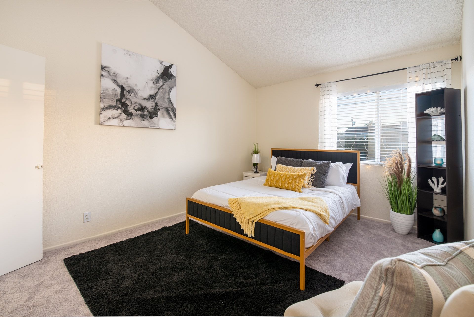 Queen Bed Frame & Mattress