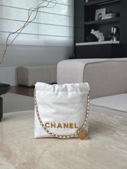 CHANEL Pre-Owned 22 Mini leather bucket bag