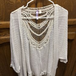 White Cardigans Size S