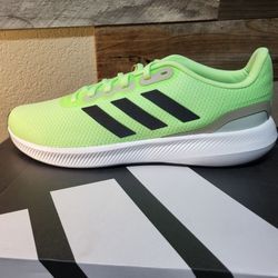*NEW*Adidas Runfalcon 3.0 Neon Green Shoes Cloudfoam Size Men’s 12 Women's 13