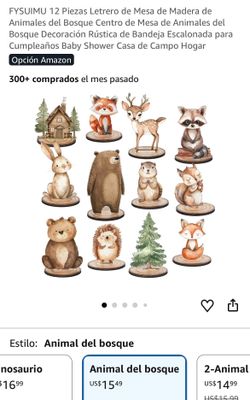 Forest animal decor
