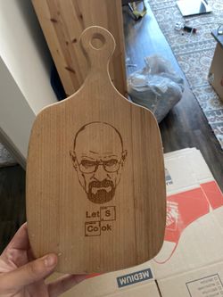 breaking bad cutting board real wood