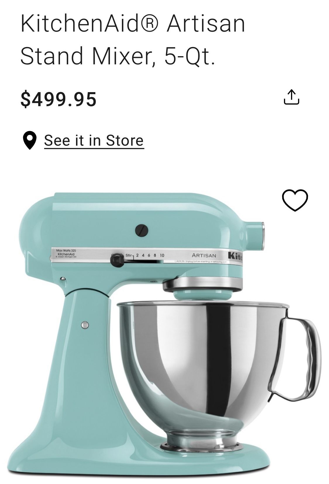 Kitchen Aid stand Mixer (Never Been Used)