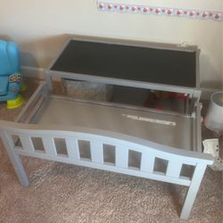 Kids Chalk Table And Matching Chair 