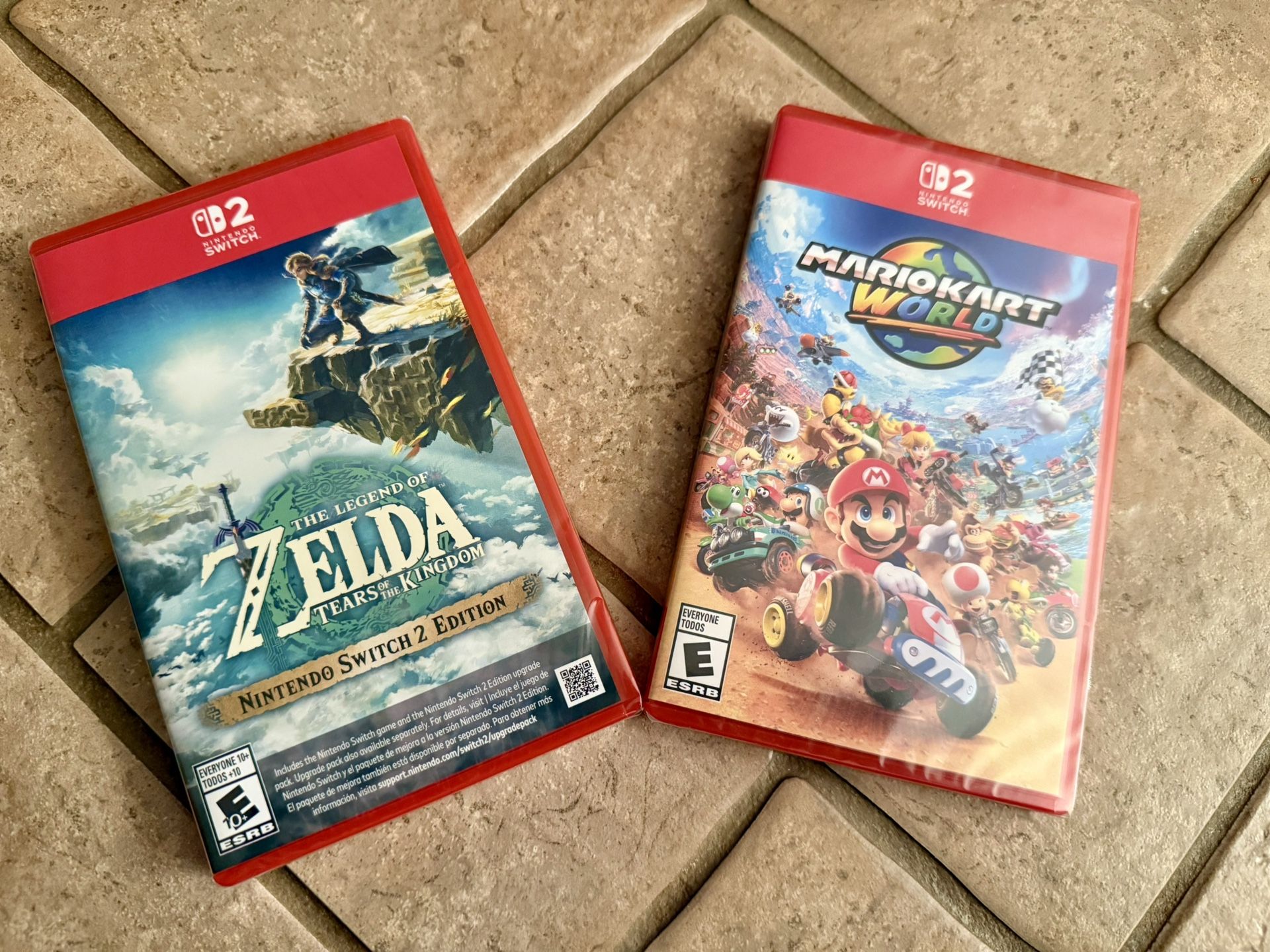 2 Top Nintendo Switch 2 games, brand New SEALED