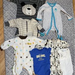Baby boys Clothing Lot Size Newborn