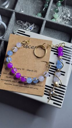 Bracelet + bag charm