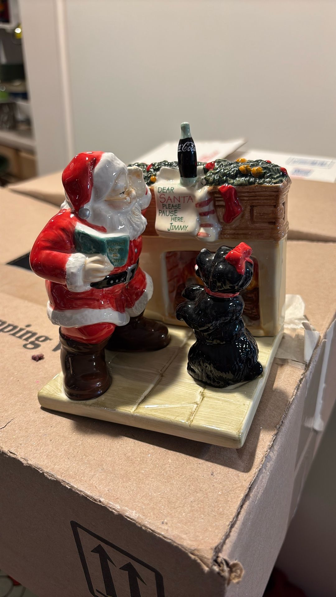 Coca-Cola, Earthenware Salt And Pepper Shakers