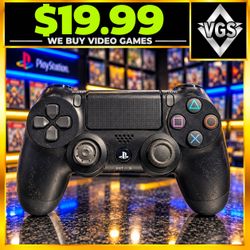Sony PS4 DualShock 4 Wireless Controller Black CUH-ZCT2U + USB Cable