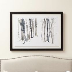  Crate & Barrel Hidden Path" print by artist Alexandra White,