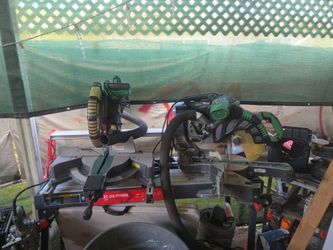 Two  Hitachi Table saws