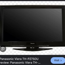 50 Inch 1080p Panasonic Viera TH-PZ750U + WALL MOUNT