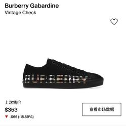 Stock X Limited edition Burberry shoes