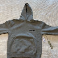 Essentials Dark Oatmeal Hoodie
