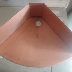 Custom Copper Water Scupper Feature