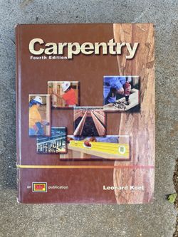 Carpentry Book For Apprentice Classes $35
