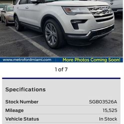 2018 Ford Explorer Y Más