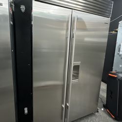2022 Sub Zero Built In Stainless Steel 48” Side By Side Refrigerator 