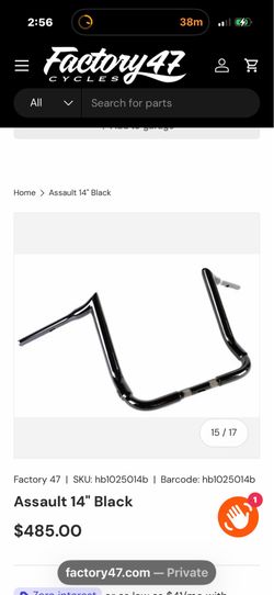 Harley Davidson Factory 47 bars