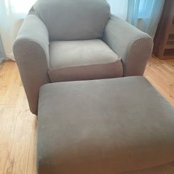 Sofa Chair And Ottoman