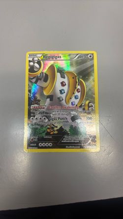 Pokemon Regigigas Holographic XY82 Card 2015
