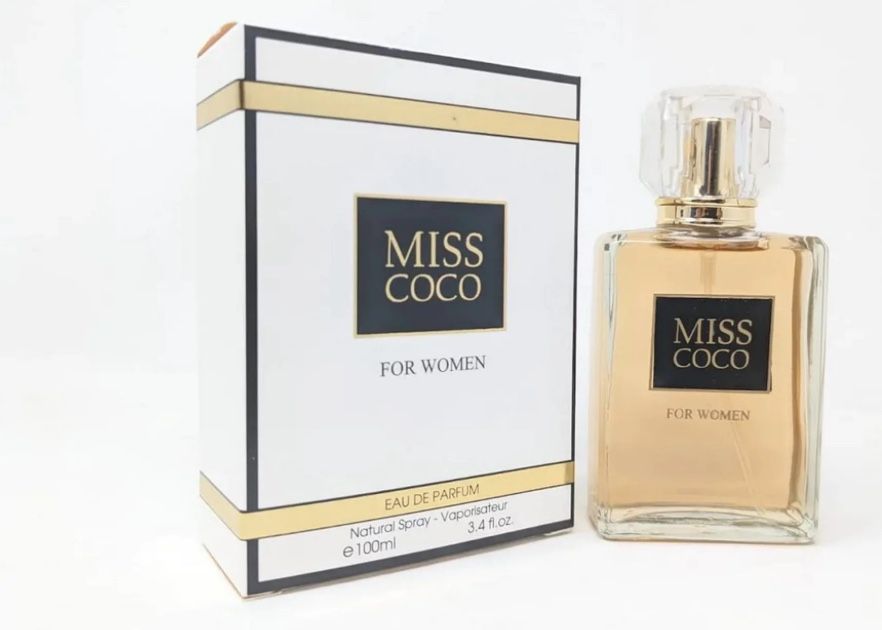 MISS COCO Eau de Parfum for Woman, by Fragrance Couture 3.4 fl. oz. (100ml)