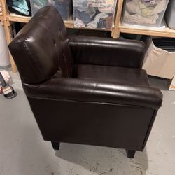 $60. Faux Leather Chair. 