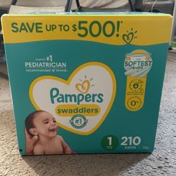 Pampers Size 1 (210 Count)