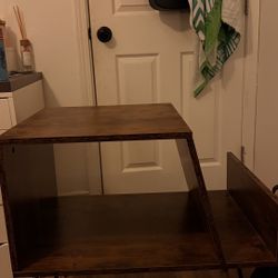 vinyl holder/nightstand