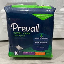 Prevail Underpads – Extra Large 30” x 30” (10 Pack)