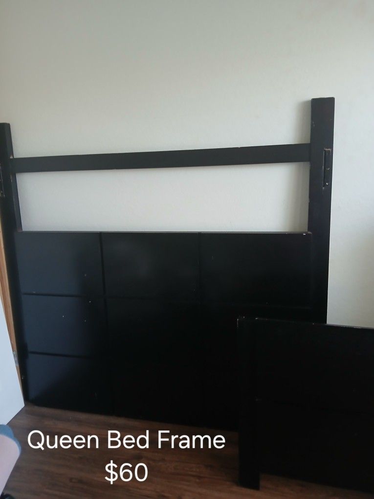 Queen size bed frame