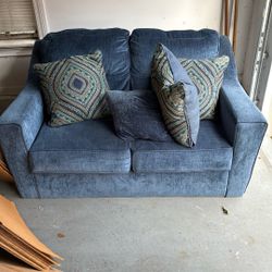 Blue couch