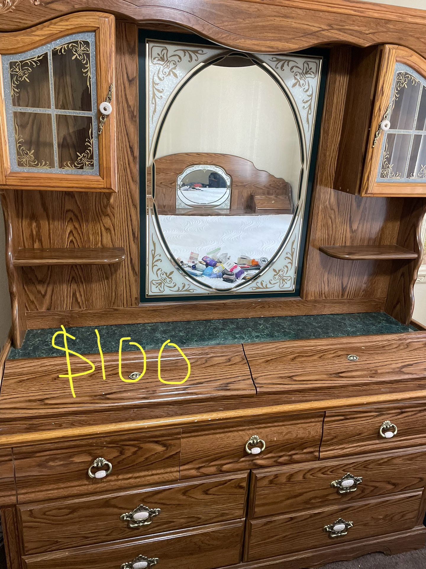 Vintage Oak wood furniture