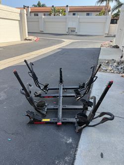 Yakima bike rack with extension