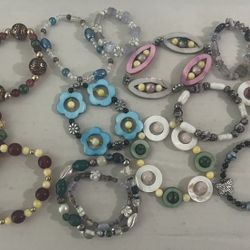 Assorted Beaded Bracelets 