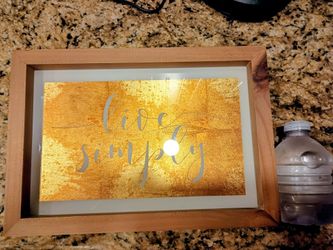 Live Simply Framed Wall Art