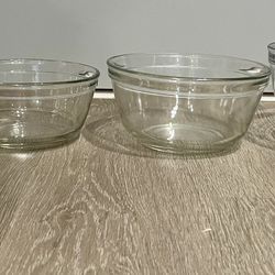 🥣 Vintage ANCHOR OVENWARE nesting mixing bowls | Perfect condition 🌟