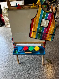 Easel/chalkboard/whiteboard- Melissa & Doug