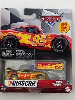 Mattel Disney Pixar Cars NASCAR Zogo Zogano #22 Fiber Fuel New for 2024 Sealed