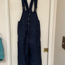 Navy Blue Snow Bib Overalls - Women’s Size Small