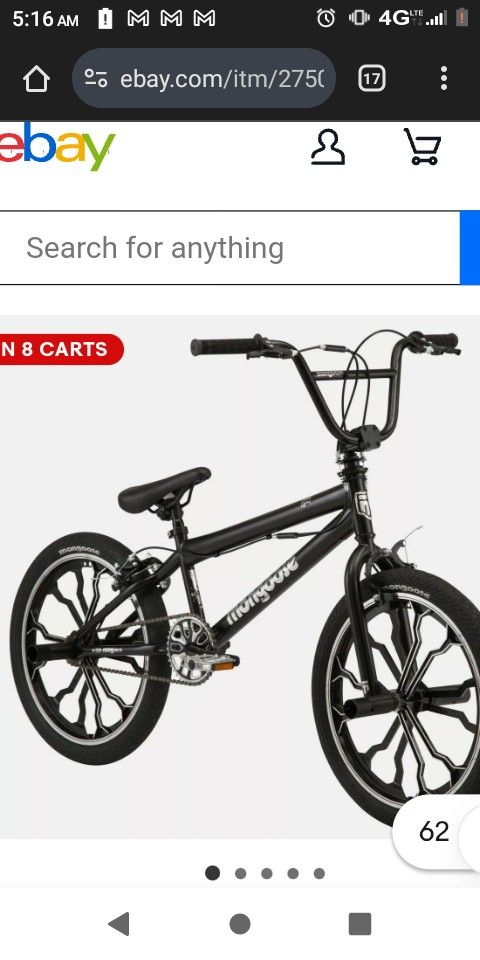 Mongoose Rebel BMX Bike