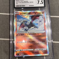Radiant Charizard Japanese CGC 7.5 Graded Slab
