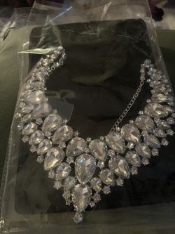 Beautiful large rhinestone necklace bought from Windsor
