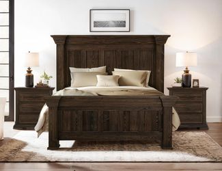Transitional Solid Wood E-king Bed! NEW ARRIVAL!!! 
