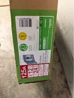 Square d 125 amp exterior sub panel
