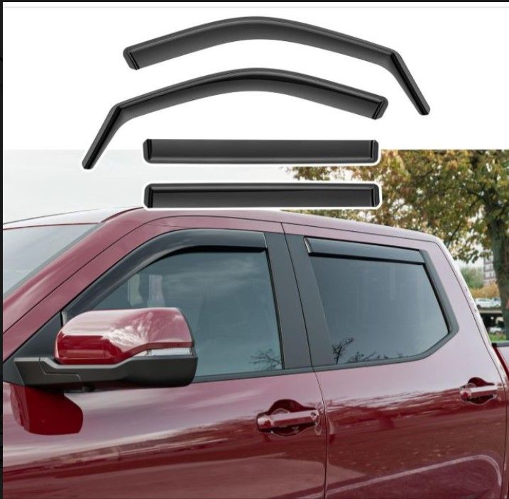 2022–2025 Toyota Tundra CrewMax- Xipoo- Side Window Visor Deflector