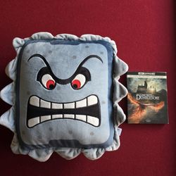 Club Mocchi- Mocchi- Nintendo Super Mario Plush - Thwomp Plushie - Collectible Squishy Plushies - 15 Inch